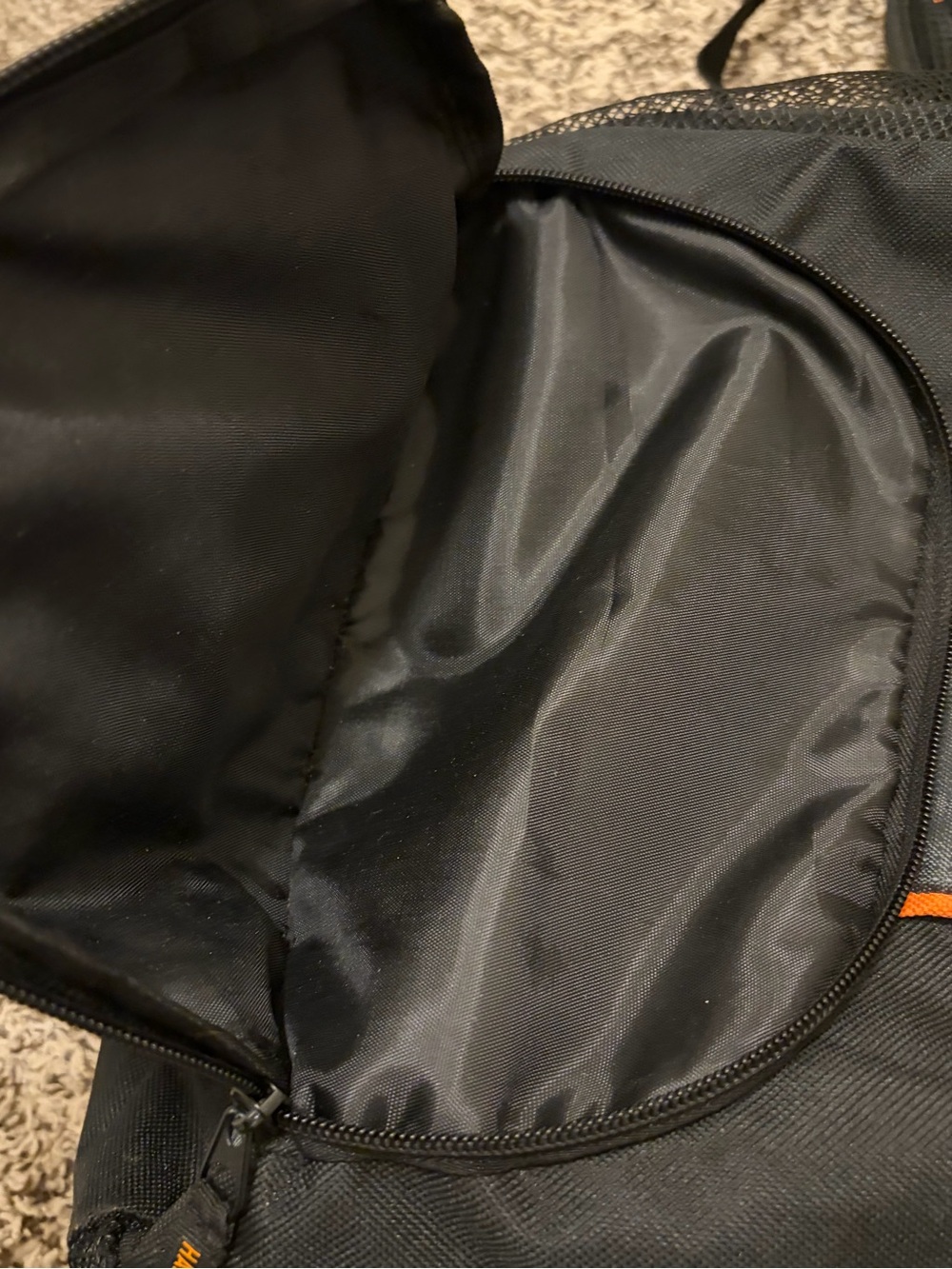 Harley-Davidson Black & Gray Backpack with Orange Piping - Picture 5 of 7